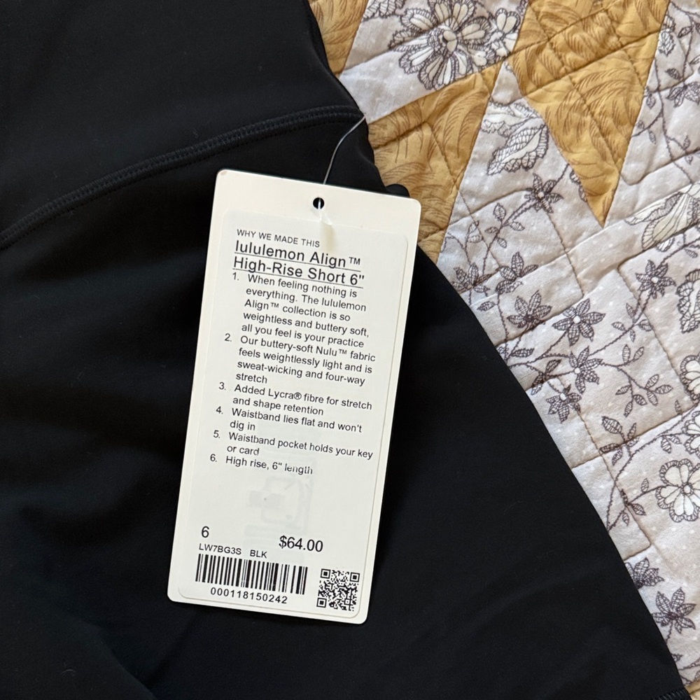 lululemon athletica align high-rise short 6” - Picture 2 of 3